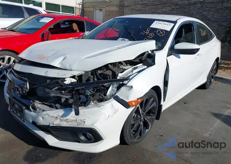 2021 Honda Civic Sport из США, поврежденный, VIN 2HGFC2F84MH511420